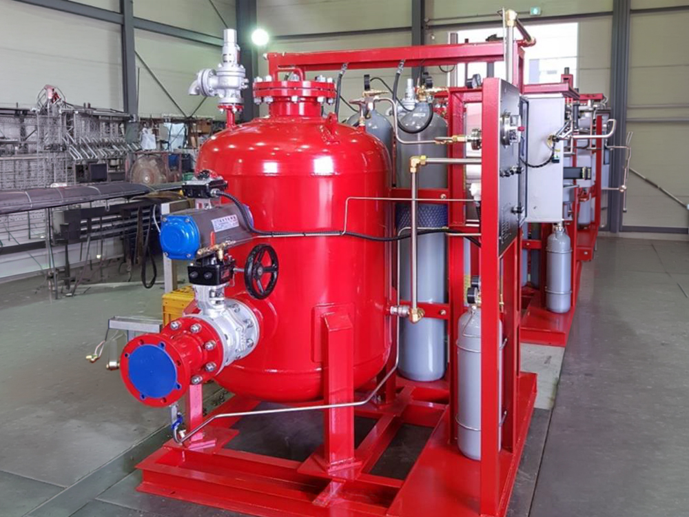 DRY POWDER & HOSE REEL SYSTEM